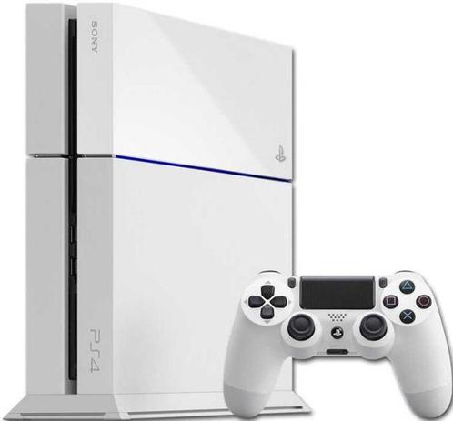 Sony PlayStation 4 500GB-Glacier White (PlayStation 4), Games en Spelcomputers, Spelcomputers | Sony PlayStation 4, Ophalen of Verzenden