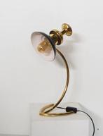 Gebogen tafellamp - Messing - Italiaanse scheepslamp, Huis en Inrichting, Nieuw