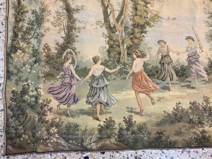 Wandtapijt - 114 cm - 144 cm - Jean Baptiste Corot, Antiek en Kunst, Curiosa en Brocante