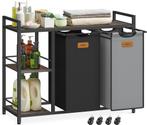 Wasmand in meubel - wasmand met 2 zakken - 100 Liter - 87 x, Verzenden, Nieuw