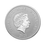 Niue. 2 Dollars 2021 1 oz $2 NZD Niue Celestial Animals The