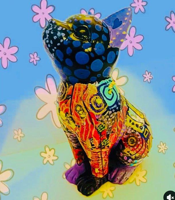 Artmony - Sculpture chat pop art, Antiek en Kunst, Kunst | Designobjecten