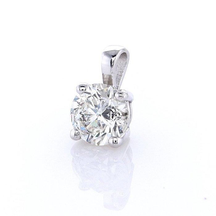 Zonder minimumprijs - Hanger - 14 karaat Witgoud - 0.70ct., Bijoux, Sacs & Beauté, Bijoux anciens