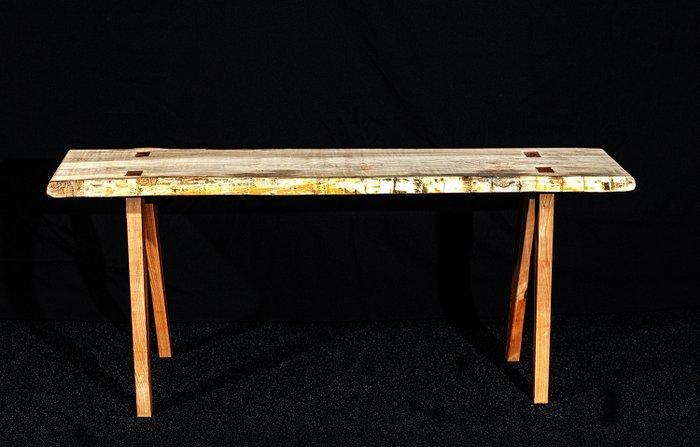 Stojanovi Shaker-Stil - Gangbankje - Esdoorn, Kersenhout, Antiek en Kunst, Kunst | Designobjecten