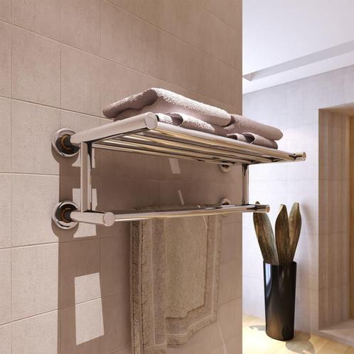 vidaXL Handdoekenrek met 6 roedes roestvrij staal, Huis en Inrichting, Badkamer | Badtextiel en Accessoires, Nieuw, Verzenden