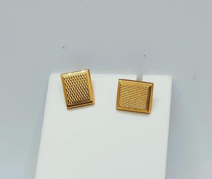 Boutons de manchette - 19,2 carats Or jaune, Handtassen en Accessoires, Antieke sieraden