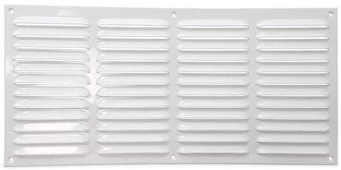 Aluminium schoepenrooster opbouw 400 x 200mm - ALU (1-4020A), Doe-het-zelf en Bouw, Ventilatie en Afzuiging, Nieuw, Verzenden