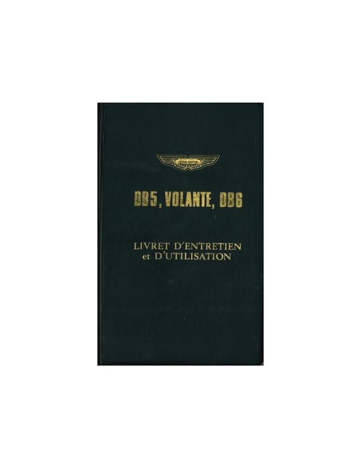 1966 ASTON MARTIN DB5 / DB6 VOLANTE INSTRUCTIEBOEKJE FRANS, Autos : Divers, Modes d'emploi & Notices d'utilisation, Enlèvement ou Envoi