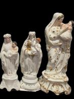 Verzameling van 7 religieuze beeldjes - Maagd met Kind (7) -, Antiek en Kunst