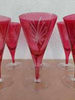 VAB Boussu - Service de boisson pour 6 (6) - Verre, Antiek en Kunst