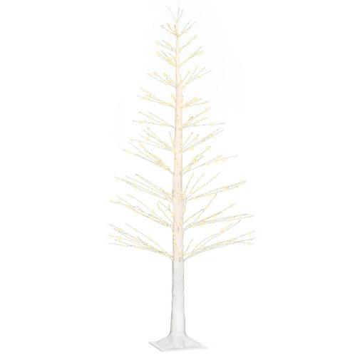 TRUUSK 150 cm Kunstboom met 600 LED - LED Kerstboom - Voor K, Tuin en Terras, Buitenverlichting, Verzenden