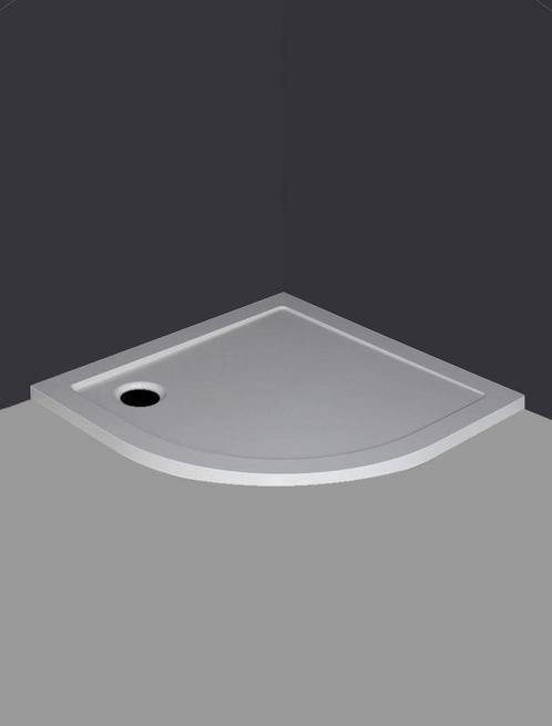 Luxe douchebak SMC 1/4 rond 90 x 90 x 4 inbouw wit, Doe-het-zelf en Bouw, Sanitair, Douche, Nieuw, Ophalen of Verzenden