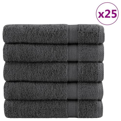 vidaXL Badhanddoeken SOLUND 25 st 600 g/m² 100x150 cm, Huis en Inrichting, Badkamer | Badtextiel en Accessoires, Nieuw, Verzenden