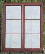 padoek houten raam, chassis 125 x 153 kogelwerend glas, Doe-het-zelf en Bouw, Nieuw, Raamkozijn, 150 tot 225 cm, Ophalen of Verzenden
