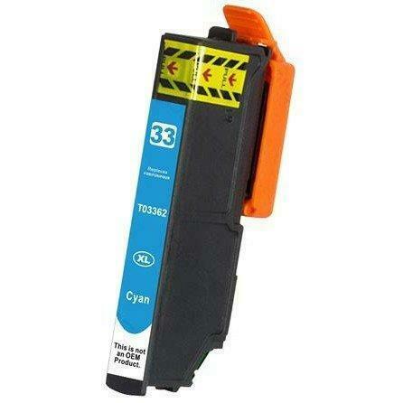 Huismerk Epson cartridges T33 XL Cyan (T3362), Informatique & Logiciels, Fournitures d'imprimante, Envoi