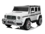 2 persoons Mercedes G63 AMG, 24v en 4x4 kinder accu voertuig
