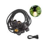 Feestverlichting prikkabel 10x E27 Fitting 6,5M Vaste, Tuin en Terras, Verzenden, Nieuw, Overige materialen