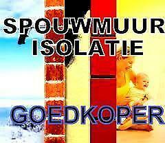 SPOUWMUUR ISOLATIE DEZE MAAND VEEL (49%) GOEDKOPER ! beschikbaar voor biedingen