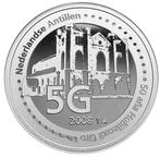 Nederlandse Antillen. 5 Gulden 2008 Silver Proof 50 Years, Postzegels en Munten
