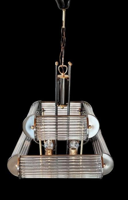 Plafondlamp - metal lacado, cristal, Huis en Inrichting, Overige Huis en Inrichting