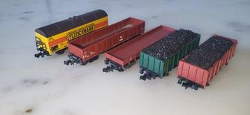 Fleischmann N - 8205, 8282, 5281, 9372 - Wagon de