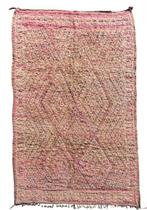 Vintage Boujaad Berber Rug – 200x380 cm | Rare Pink Tones -, Nieuw