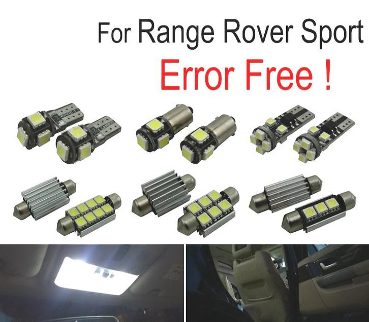 KIT 10 AMPOULES LED INTÉRIEUR POUR LAND ROVER 14-, Auto-onderdelen, Verlichting, Verzenden