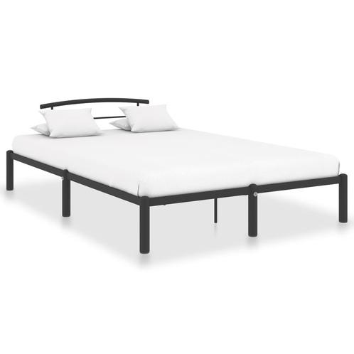 vidaXL Bedframe metaal zwart 160x200 cm, Maison & Meubles, Chambre à coucher | Lits, Envoi