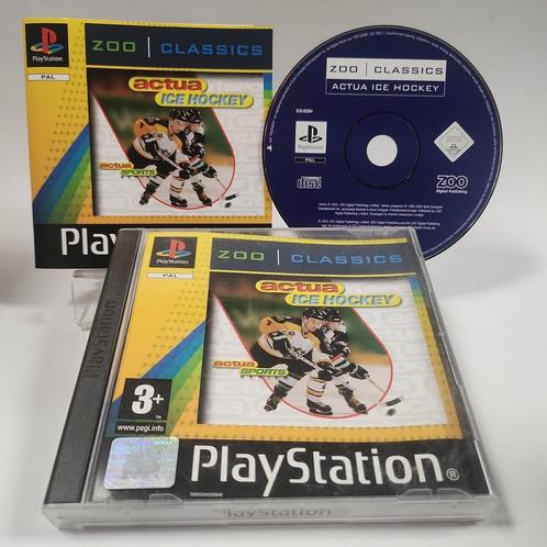 Actua Ice Hockey Playstation 1, Games en Spelcomputers, Games | Sony PlayStation 1, Zo goed als nieuw, Ophalen of Verzenden
