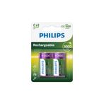 Philips MultiLife 1.2V C/HR14 3000mah NiMh oplaadbare bat..., Verzenden, Nieuw
