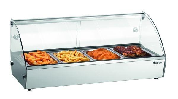 Warmhoudvitrine | RVS/Glas | R4 46L | 4x 1/3 GN | 230V |, Zakelijke goederen, Horeca | Keukenapparatuur, Nieuw in verpakking, Verzenden