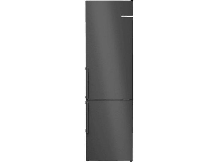 Bosch -  Koel-vriescombinatie C  - Zwart, Elektronische apparatuur, Koelkasten en IJskasten, 200 liter of meer, Nieuw, Met aparte vriezer