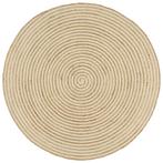 vidaXL Tapis fait à la main Jute avec design de spirale, Maison & Meubles, Ameublement | Tapis & Moquettes, Verzenden, Neuf