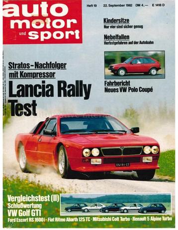 1982 AUTO MOTOR UND SPORT 19 DUITS beschikbaar voor biedingen