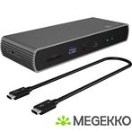 ICY BOX IB-DK8801-TB4 notebook dock & poortreplicator, Informatique & Logiciels, Verzenden