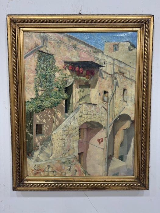 Willem Welters ( 1881-1972) - Capri, Antiek en Kunst, Kunst | Schilderijen | Klassiek