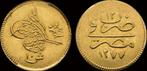 Egypt 5 piaster 1861 (1277ah) Abdul Aziz goud, Verzenden