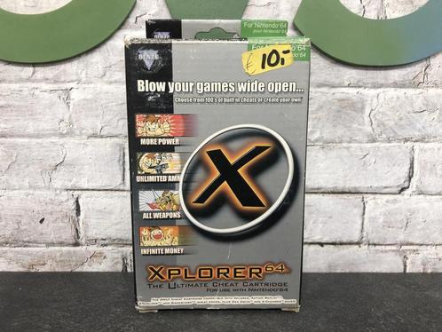 Xplorer 64 Nintendo 64 Cheat Cart [Complete], Games en Spelcomputers, Spelcomputers | Nintendo 64, Verzenden