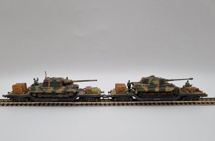 Arnold, Roco N - Model treinwagon (2) - Wehrmacht -, Hobby en Vrije tijd, Modeltreinen | N-Spoor