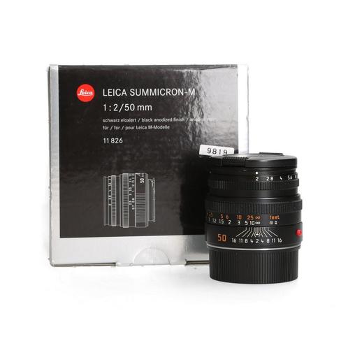 Leica 50mm 2.0 Summicron-M 11826 -, Audio, Tv en Foto, Foto | Lenzen en Objectieven, Ophalen of Verzenden
