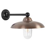 Stal- & Boerderijlampen Le Havre Muurlamp Zwart/Brons, Verzenden