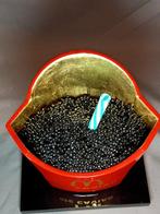 XTC Artist - Mc Caviar 19cm Red gold and turquoise straw, Antiek en Kunst