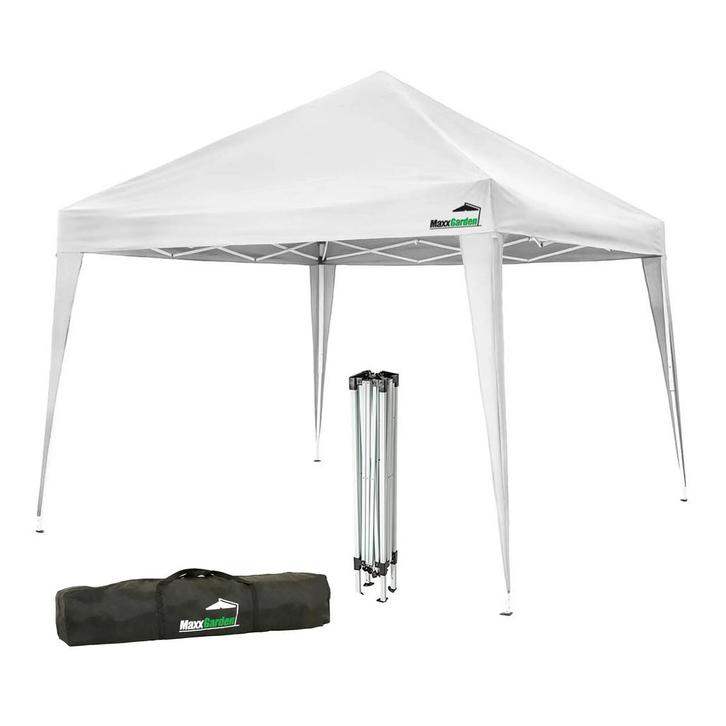 MaxxGarden Easy-up Partytent 3x3m - Opvouwbaar - Aluminiu..., Tuin en Terras, Partytenten, Nieuw, Ophalen of Verzenden