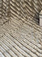 San Leucio top quality - Élégant plaid vison synthétique,