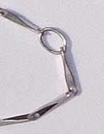 Zonder Minimumprijs - Halsketting Platina, Handtassen en Accessoires, Kettingen, Nieuw