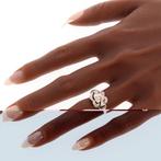 Zonder minimumprijs - Ring - 18 karaat Witgoud - Diamant -, Handtassen en Accessoires, Ringen, Nieuw