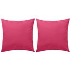 vidaXL Buitenkussens 45x45 cm roze 2 st, Huis en Inrichting, Woonaccessoires | Kussens, Verzenden, Nieuw