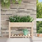 vidaXL Tuin Plantpot Beige 115 x 59 x 76,5 cm Massief, Tuin en Terras, Verzenden, Nieuw
