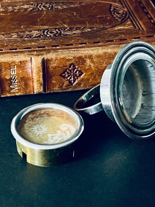 Reliekhouder - Glas, Legering - 1750-1800 - Sint-Rochus in, Antiek en Kunst, Kunst | Niet-Westerse kunst