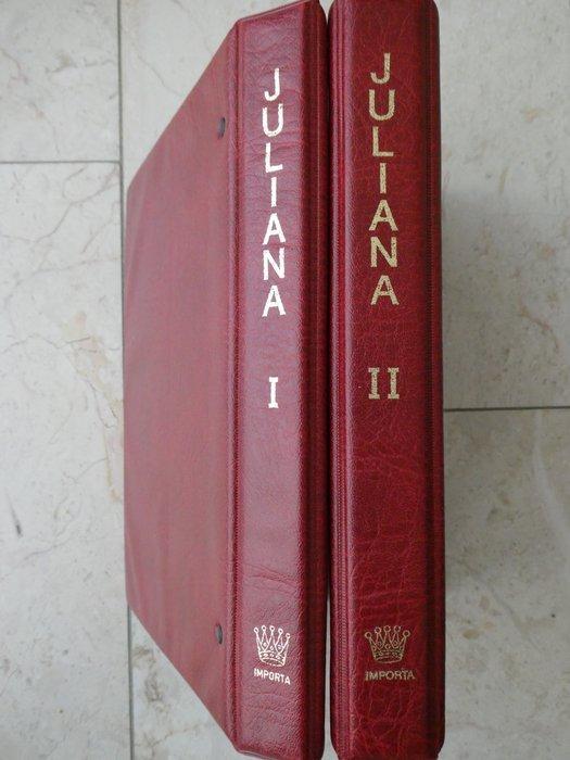 2 Albums Juliana 1948-1980 kompleet incl. Zilveren munten, Postzegels en Munten, Munten | Nederland